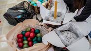 Produse tradiționale de Paște, lumânări