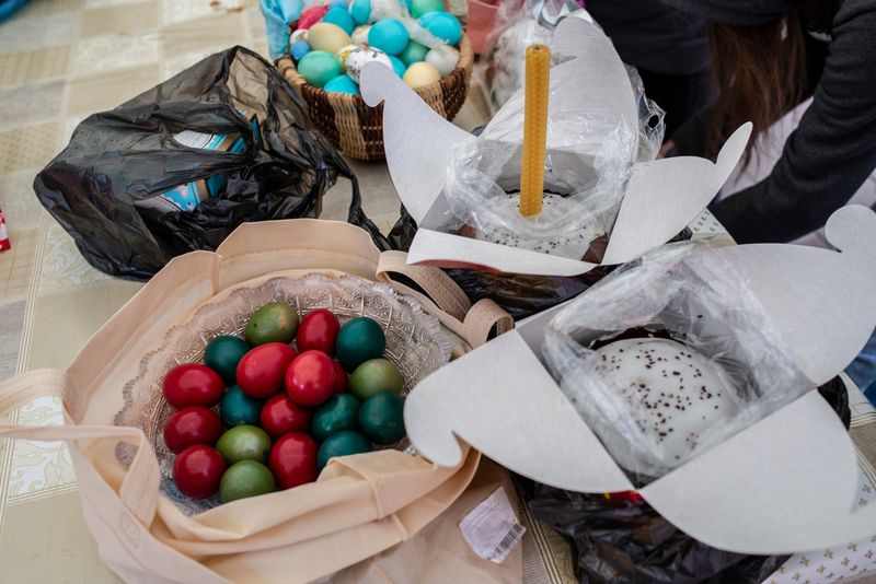 Produse tradiționale de Paște, lumânări