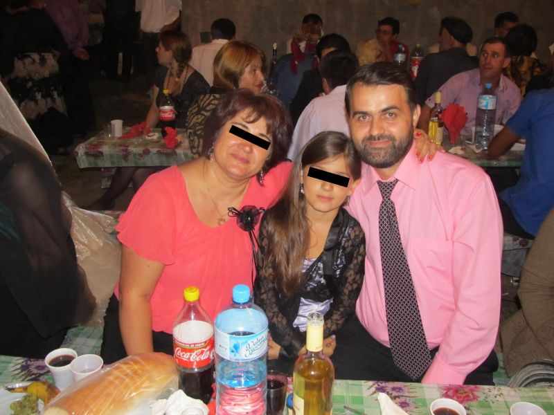 Preotul Ilie Geangavelea și familia sa&nbsp;