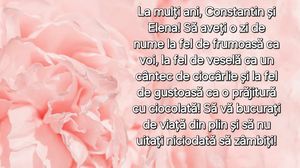 Felicitări de Sfinții Constantin și Elena