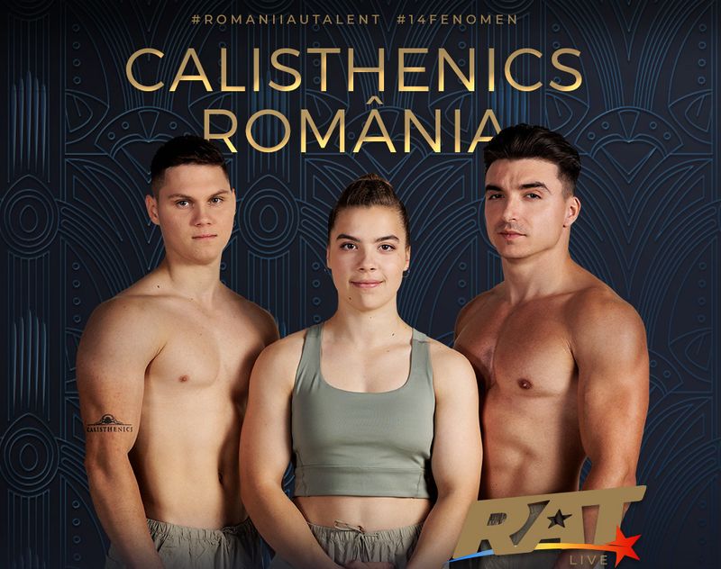 Calisthenics România, finaliști la Românii au talent 2024