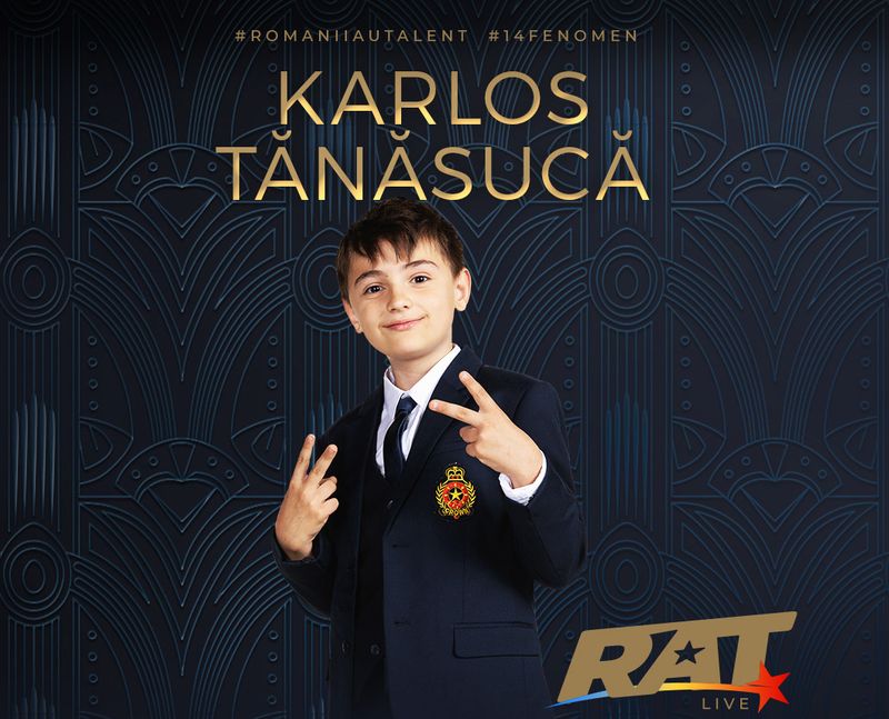 Karlos Tănăsucă, finalist la Românii au talent 2024