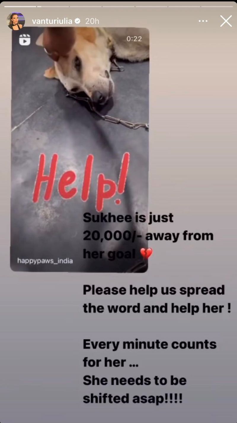 Postarea făcută de Iulia Vântur pe Instagram Iulia Vântur postare