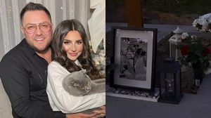 Gabi Stângău și soția sa, Diana  Gabi și Diana Stângău