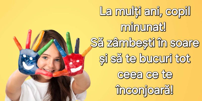 Felicitări de 1 iunie, Ziua Copilului