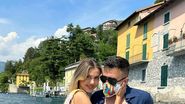 Emily Burghelea și Andrei, la Lacul Como