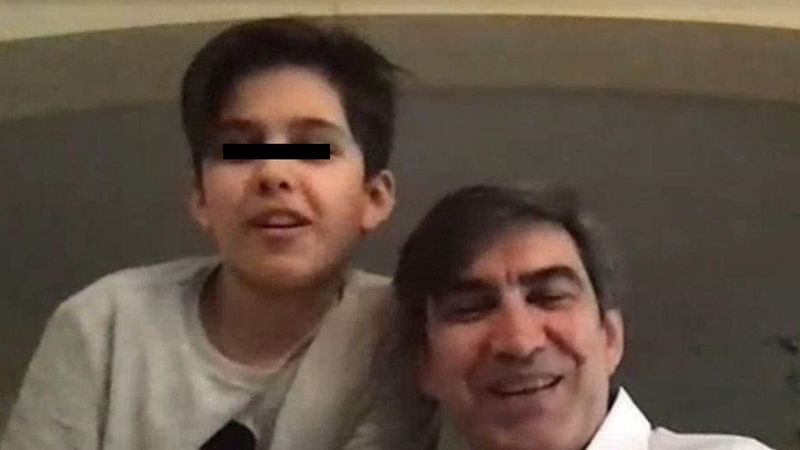 Victor Pițurcă și fiul său, Edan victor piturca copil