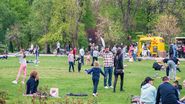 iarba verde, eveniment, copii, parc