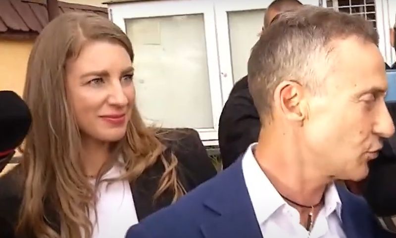 Radu Mazăre și soția sa