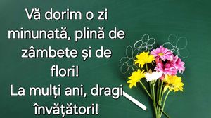 Felicitare de Ziua Învățătorului