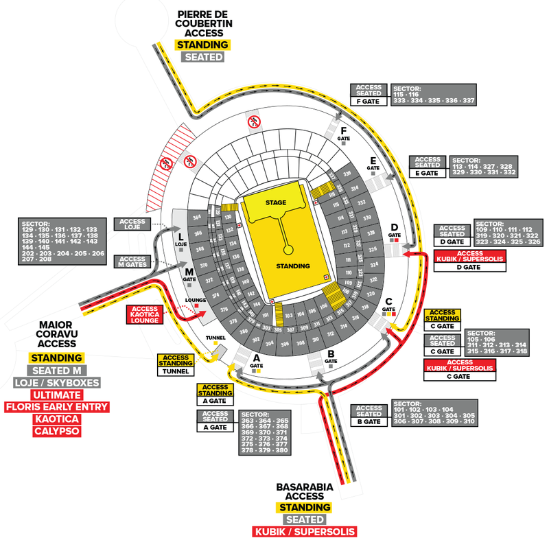 harta, arena, concert