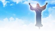 cer senin, silueta Iisus Hristos