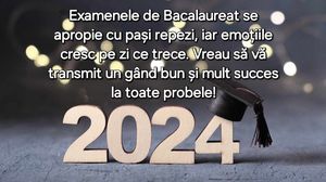 Mesaje de susținere pentru elevii care dau examen
