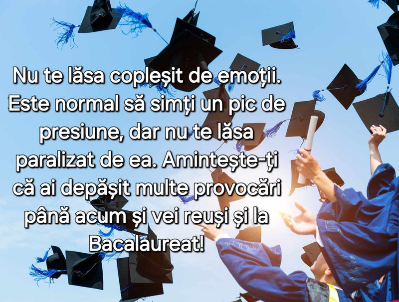 Mesaje de susținere pentru elevii care dau examen