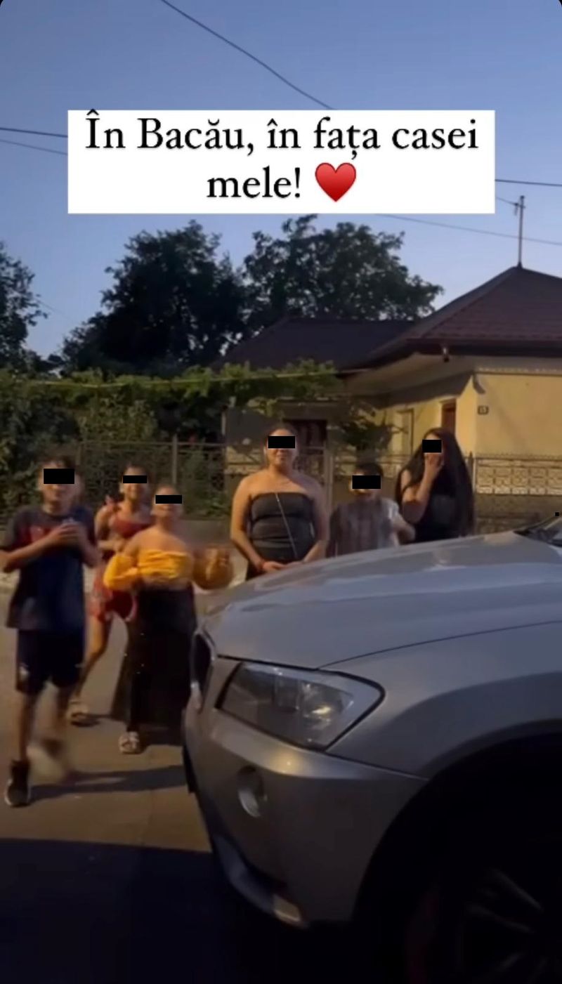 Surpriză în fața casei lui Babasha din Bacău Surpriză în fața casei lui Babasha din Bacău