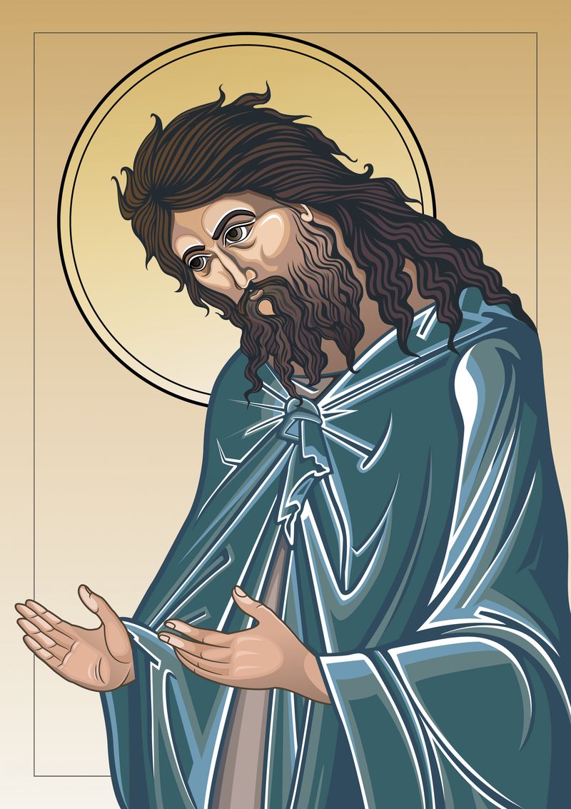 sfantul ioan botezatorul, vector