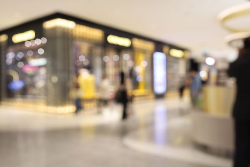 Magazine din mall în blur blur, magazine, mall