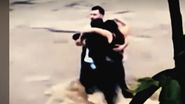Bianca, Patrizia și Cristian îmbrățișați