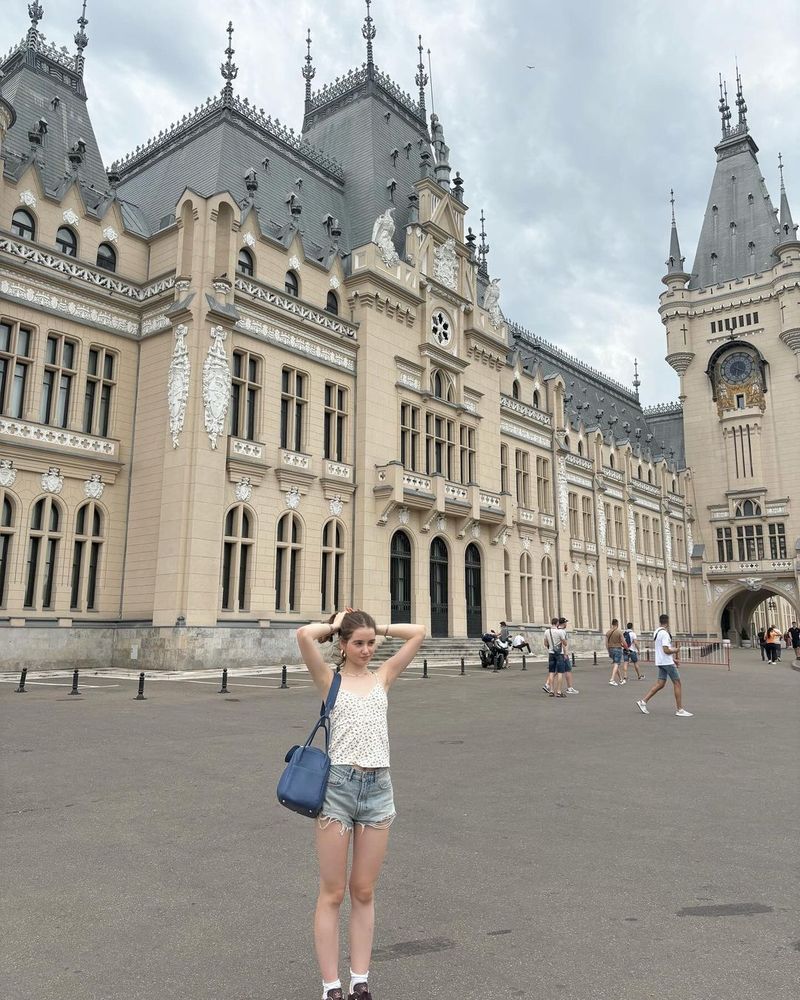 Irina Columbeanu în vizita în România