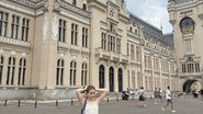 Irina Columbeanu în vizita în România
