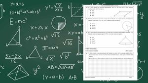 Colaj tablă și subiecte la matematică  colaj, tabla, subiecte matematica