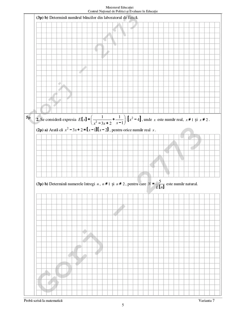 Subiecte Matematică Evaluarea Națională 2024 Subiecte Matematică Evaluarea Națională 2024
