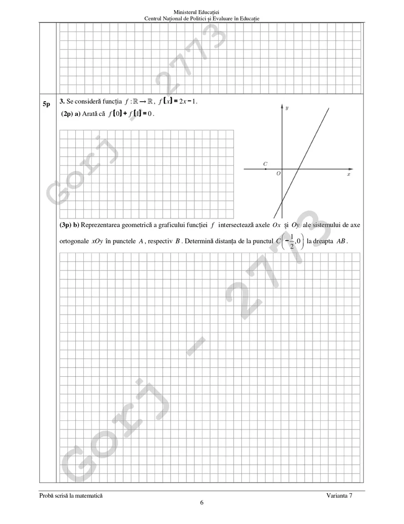 Subiecte Matematică Evaluarea Națională 2024 Subiecte Matematică Evaluarea Națională 2024