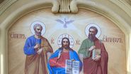 sfintii petru si pavel, iisus hristos, icoana