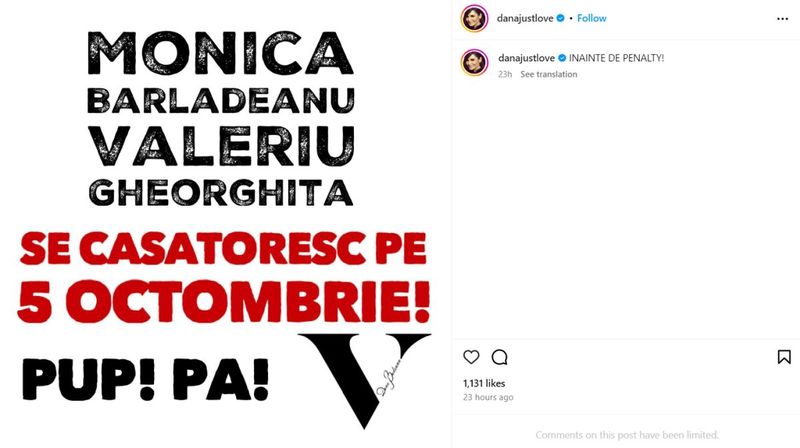 dana budeanu postare