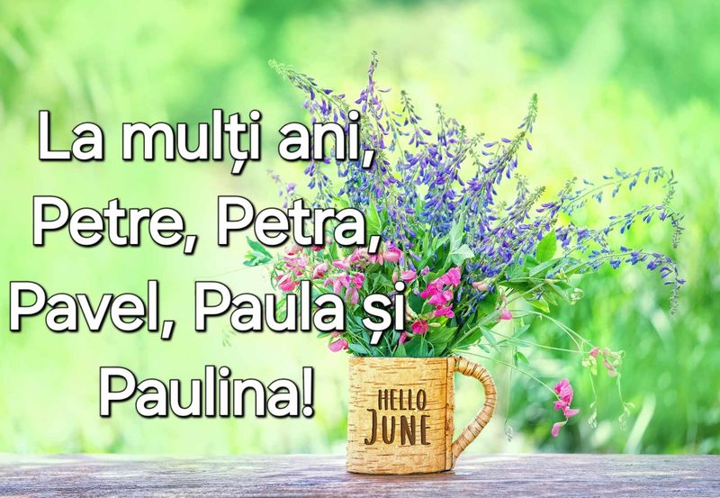 Felicitări de Sfinții Petru și Pavel