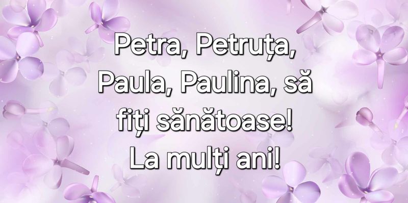 Felicitări de Sfinții Petru și Pavel