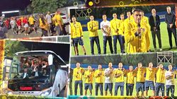 Tricolorii, acasă după un EURO 2024 de neuitat! Generația de suflet a fost întâmpinată cu entuziasm și mândrie! Primele imagini de la sosirea în țară a jucătorilor care au scos românii în stradă după 24 de ani