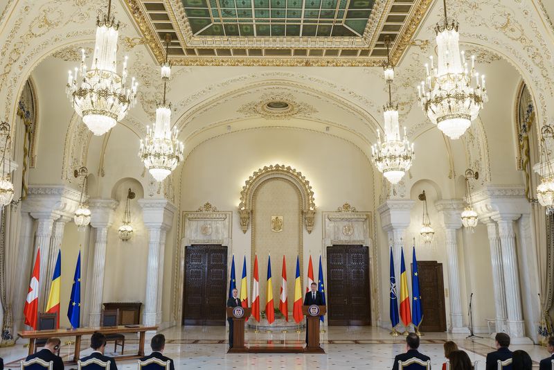 interior, hol, palatul cotroceni