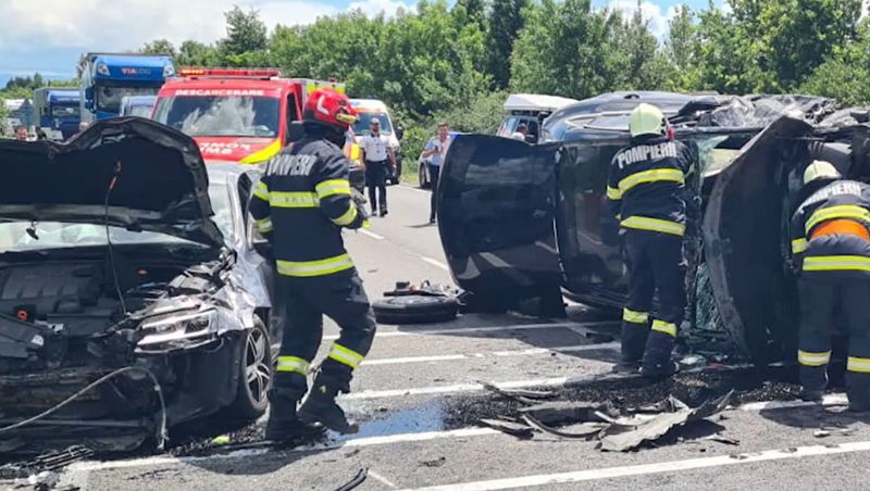 Accident rutier &icirc;n Caraș Severin