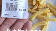 Prețul plătit de un turist în Eforie Nord pentru o porție de cartofi 
