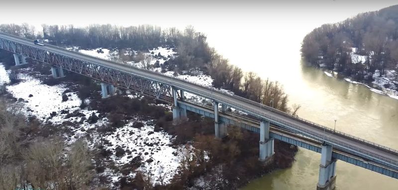 Podul Prieteniei Giurgiu-Ruse circulație restricționată