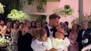 Denis Drăguș și Vanessa, alături de fiica lor