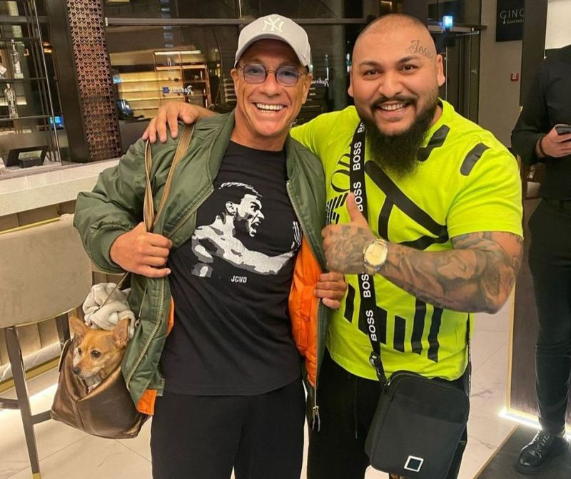 Jean-Claude Van Damme și Dani Mocanu
