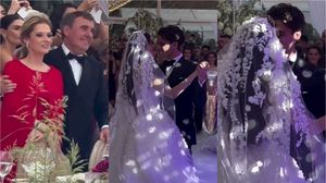 Ianis și Elena Hagi, momente magice în ziua nunții: Dansul mirilor a dat startul petrecerii de la Palatul Știrbey. Au ales o piesă românească și au reușit să emoționeze întreaga sală prin discursul ținut înainte