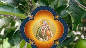 Icoana Sfântului Ilie, colaj, mere verzi