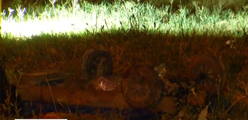 Căruciorul &icirc;n care a fost găsit cadavrul