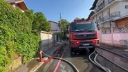 Incendiu în Pipera