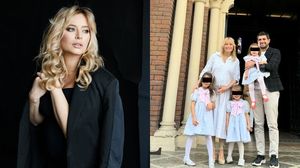 Laura Cosoi, alături de familia sa 