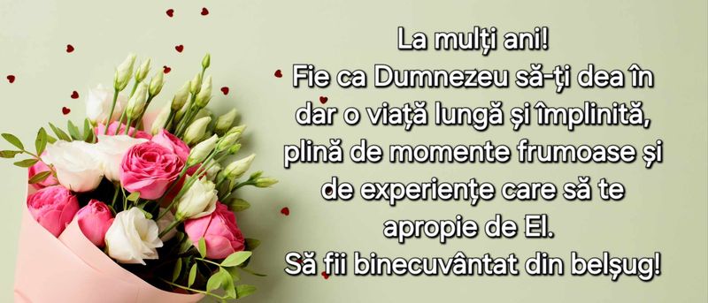 Felicitare cu La Mulți Ani