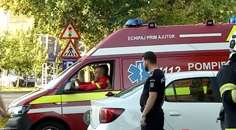 Explozie &icirc;ntr-un bloc din Capitală