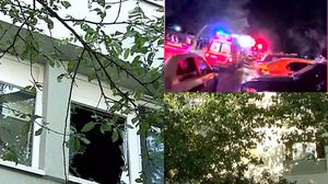 Explozie într-un bloc din Capitală