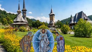 schimbarea la fata, colaj, manastirea barsana