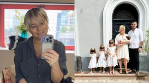 Laura Cosoi și familia sa
