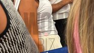 Lavinia Pîrva și Ștefan Bănică Jr. în aeroport