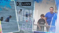 Horia Brenciu, de pe scenă direct în valurile mării! Aventură de neuitat alături de fiul său, la Mamaia! Artistul, moment unic alături de familie, așa cum rar aveți ocazia să-l vedeți | IMAGINI EXCLUSIVE